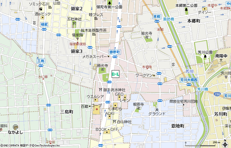 眼鏡市場　浜松参野(0641)付近の地図